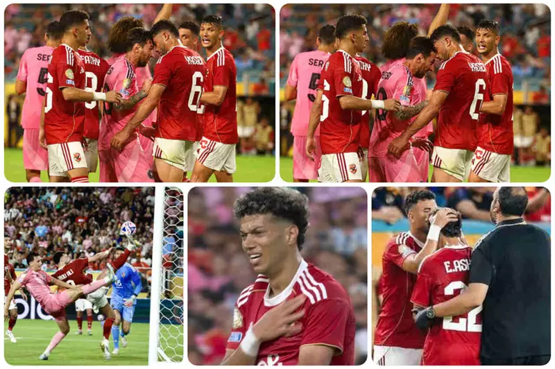 لحظات مؤثرة: بكاء، كسر، وتنافس ملحمي – لقطات حصرية من مباراة الأهلي وإنتر ميامي